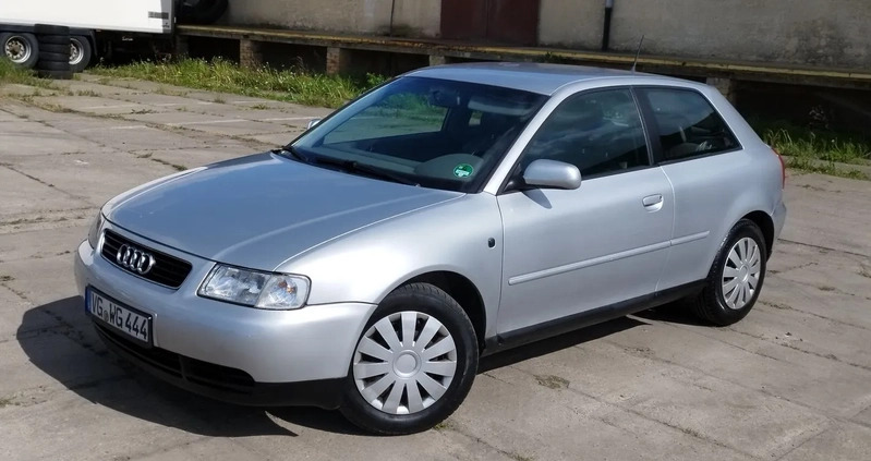 Audi A3 cena 4900 przebieg: 257408, rok produkcji 2000 z Miłakowo małe 704